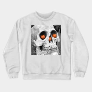 Skull with pumpkins Crewneck Sweatshirt